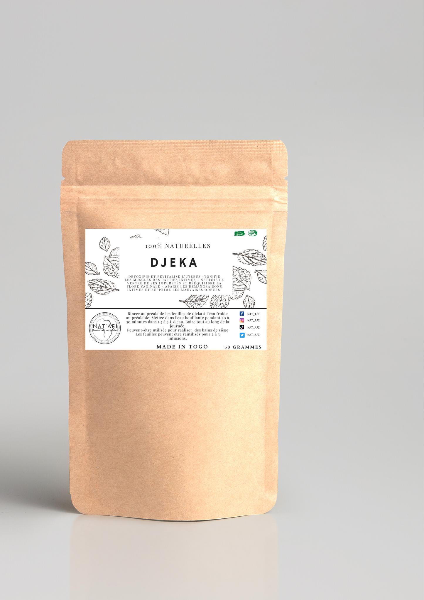 🌿 Feuille de Djeka : La Plante aux Bienfaits Exceptionnels pour la Femme 🌸